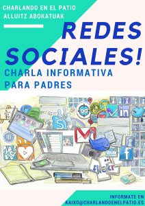 Charlas formativas para colegios sobre redes sociales.